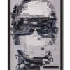 Circuitous Figments 003 in black frame