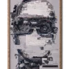 Circuitous Figments 003 in wood frame