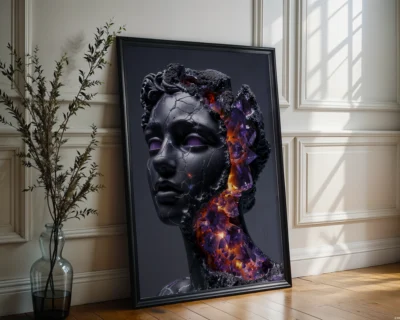 Roman Statue wall art print